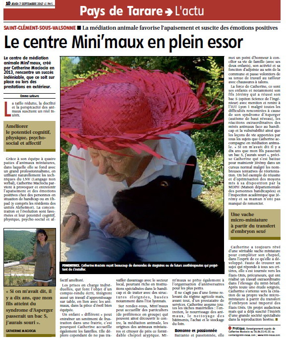 Un très bel article...